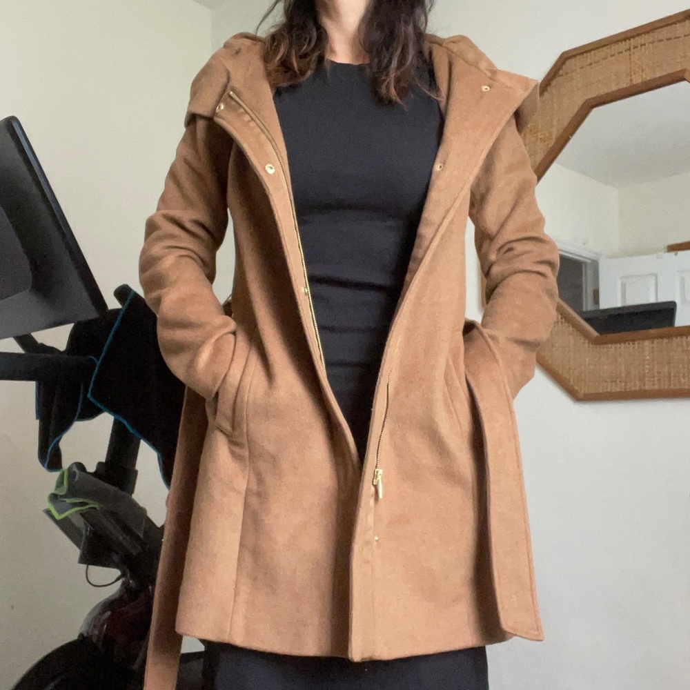 Cole Haan Cognac Coat Sz 2